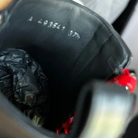 Alexander McQueen Braided Chain Leather Ankle Boots - Picture 11 of 14